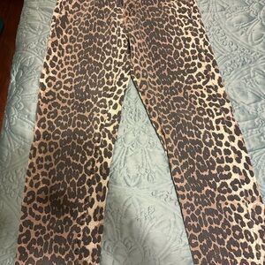 Oat New York Animal Print Jeans